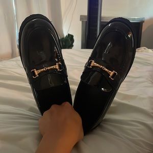 Princess polly black loafers